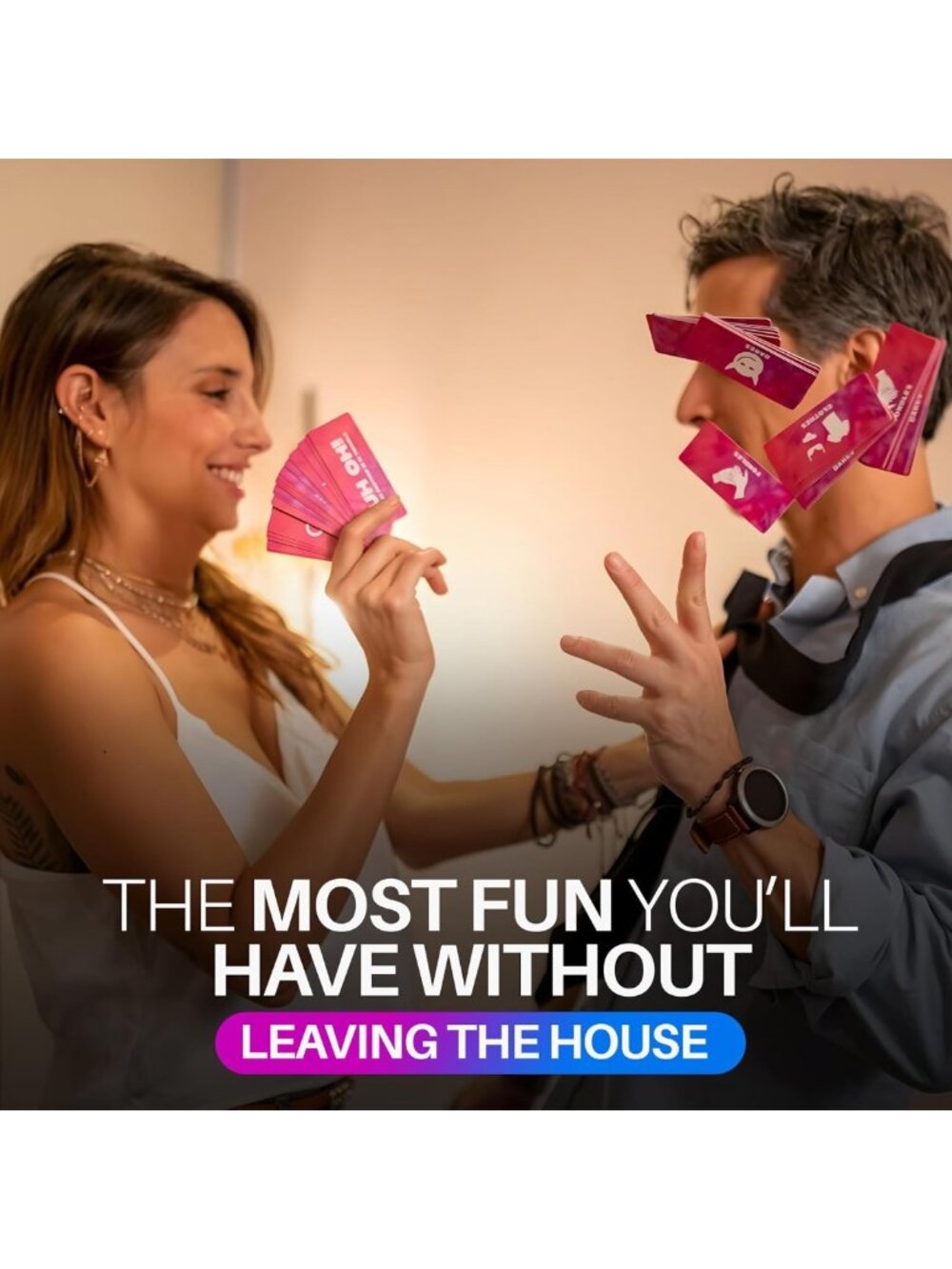 Fun Romantic Couples Board Game - 170 Conversation Cards & Dares for 2 Players - Picture 8 of 9